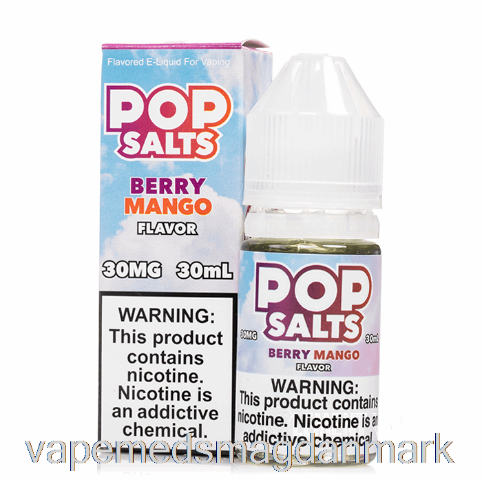 Vape Uden Nikotin Bær Mango - Popsalte - 30ml 30mg